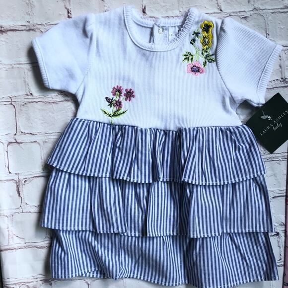 Laura Ashley Baby Girl Matching Set Sz 24M - Picture 6 of 11